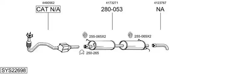 BOSAL SYS22698