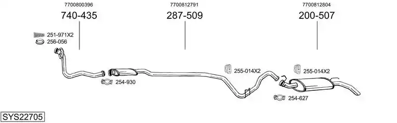 BOSAL SYS22705