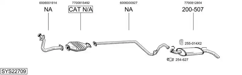 BOSAL SYS22709