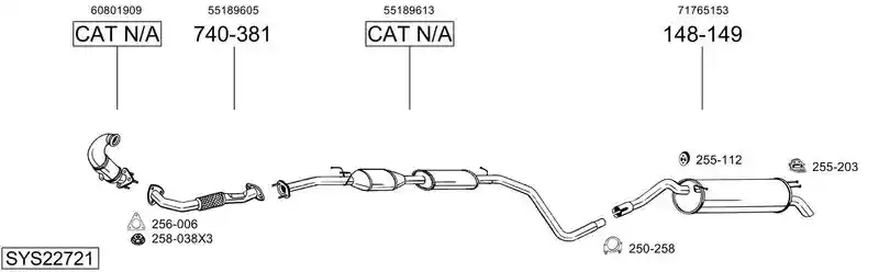 BOSAL SYS22721
