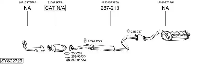 BOSAL SYS22729