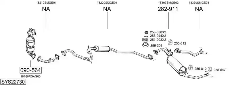 BOSAL SYS22730