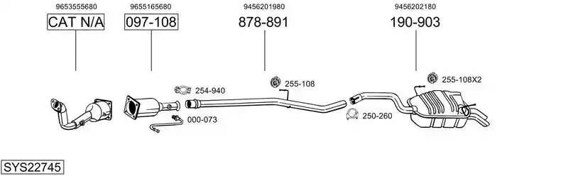 BOSAL SYS22745