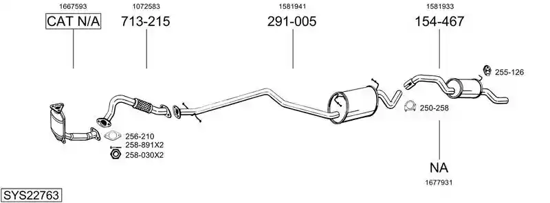 BOSAL SYS22763