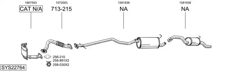 BOSAL SYS22764