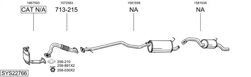 BOSAL SYS22766