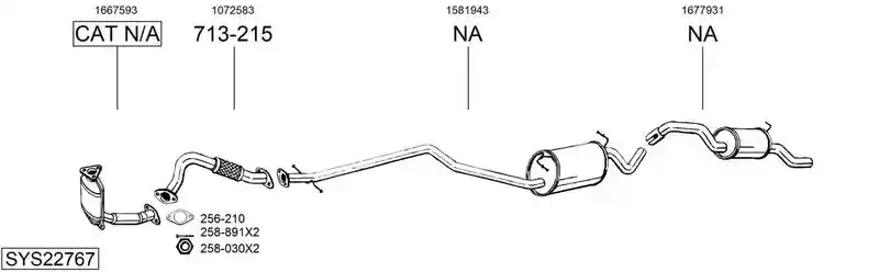 BOSAL SYS22767