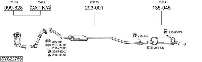 BOSAL SYS22769