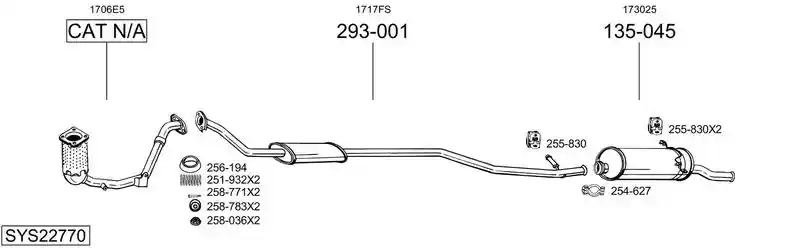 BOSAL SYS22770