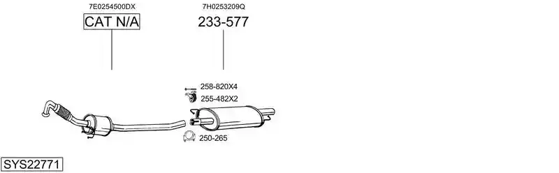 BOSAL SYS22771