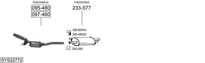 BOSAL SYS22772