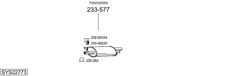 BOSAL SYS22773