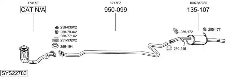 BOSAL SYS22783