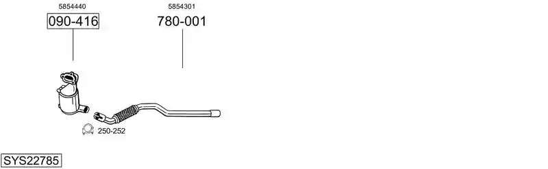 BOSAL SYS22785