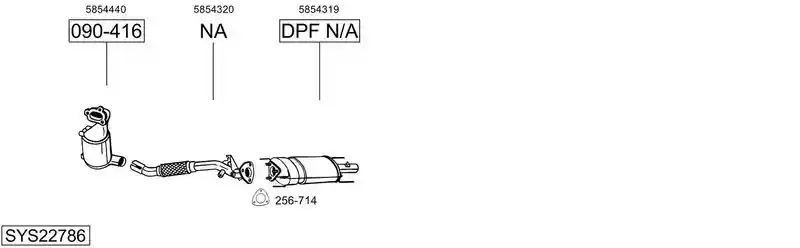 BOSAL SYS22786