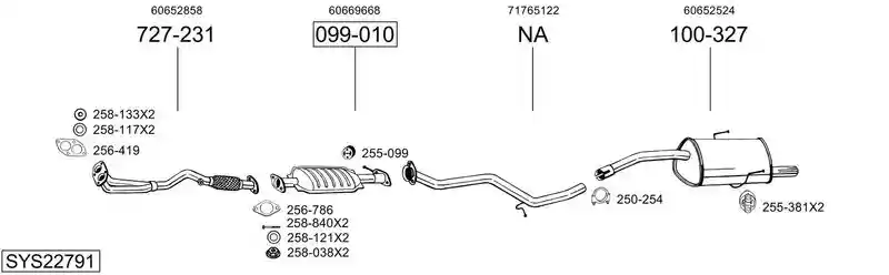 BOSAL SYS22791
