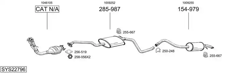 BOSAL SYS22796
