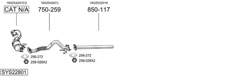 BOSAL SYS22801