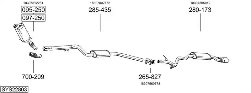 BOSAL SYS22803