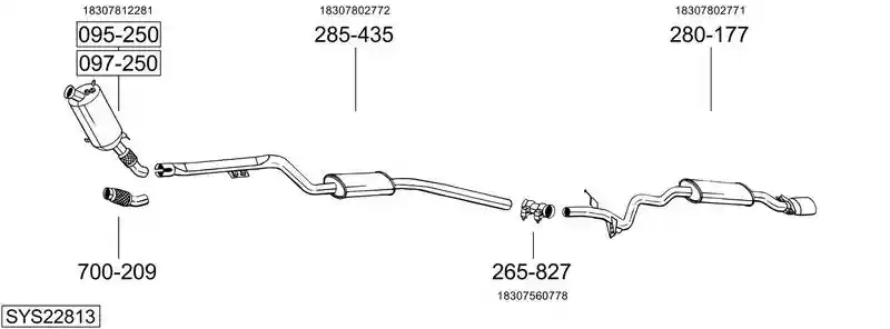 BOSAL SYS22813