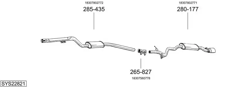 BOSAL SYS22821
