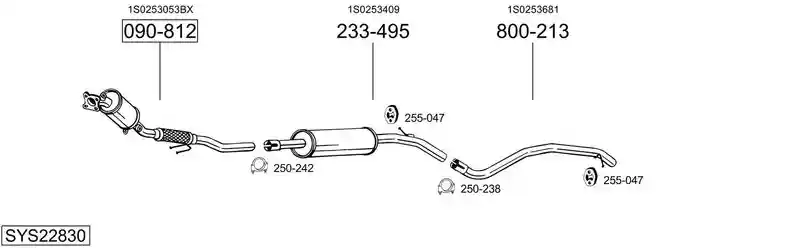 BOSAL SYS22830
