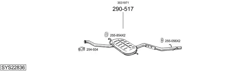 BOSAL SYS22836