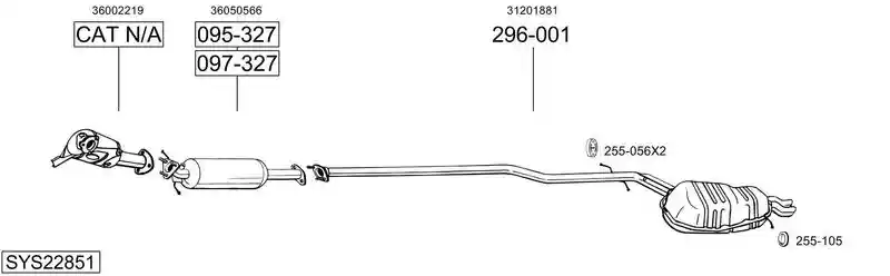 BOSAL SYS22851