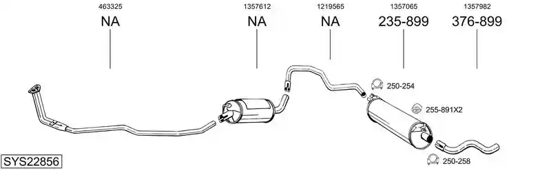 BOSAL SYS22856