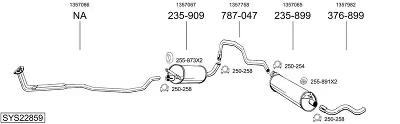BOSAL SYS22859