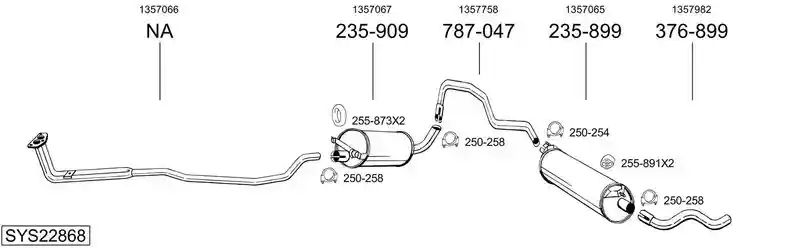 BOSAL SYS22868