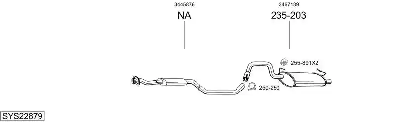 BOSAL SYS22879
