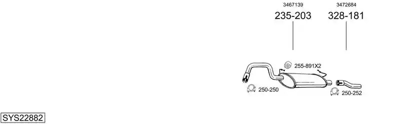 BOSAL SYS22882