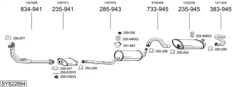 BOSAL SYS22894