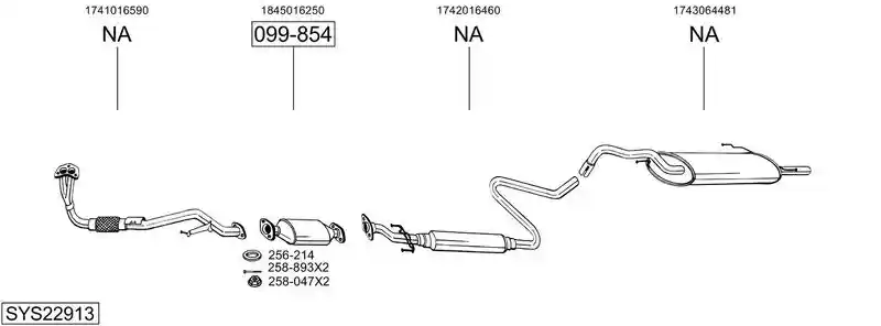 BOSAL SYS22913