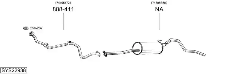 BOSAL SYS22938