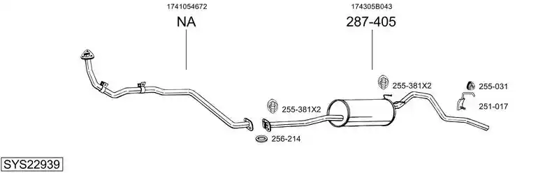BOSAL SYS22939