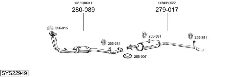 BOSAL SYS22949