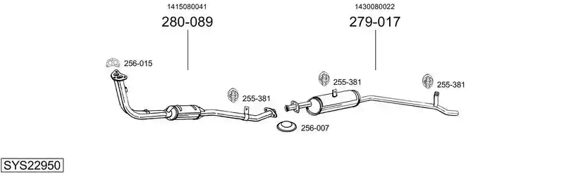 BOSAL SYS22950