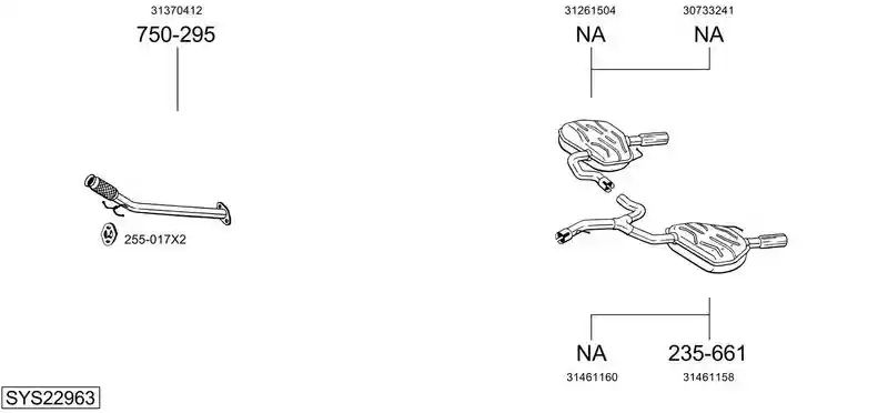 BOSAL SYS22963