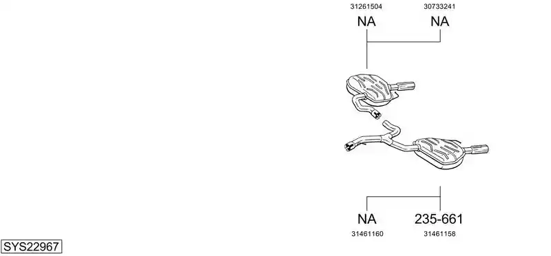 BOSAL SYS22967