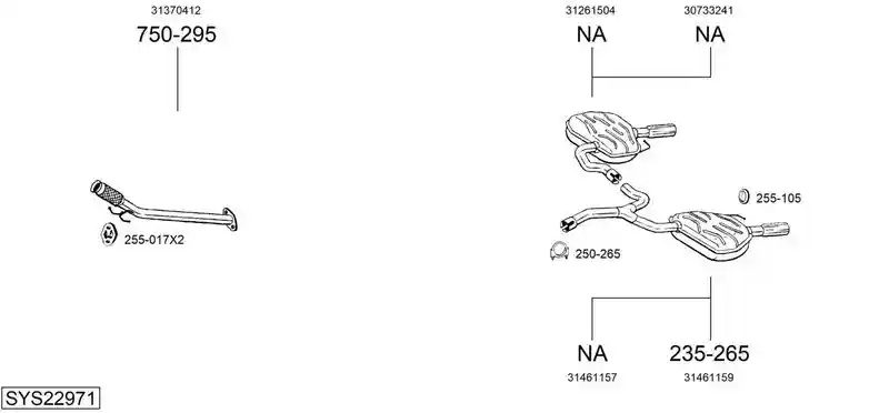 BOSAL SYS22971