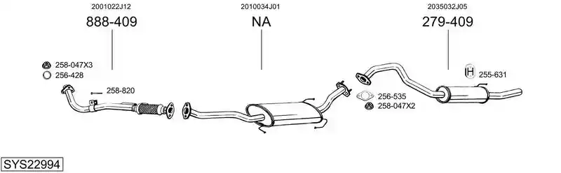 BOSAL SYS22994