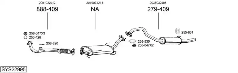 BOSAL SYS22995