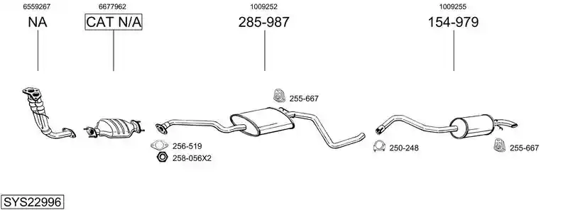 BOSAL SYS22996