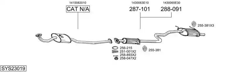 BOSAL SYS23019