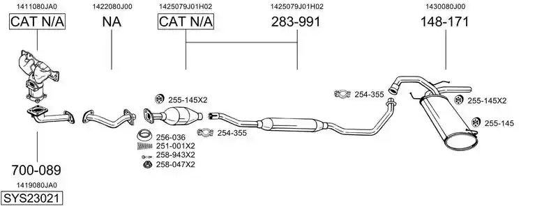 BOSAL SYS23021