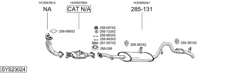 BOSAL SYS23024