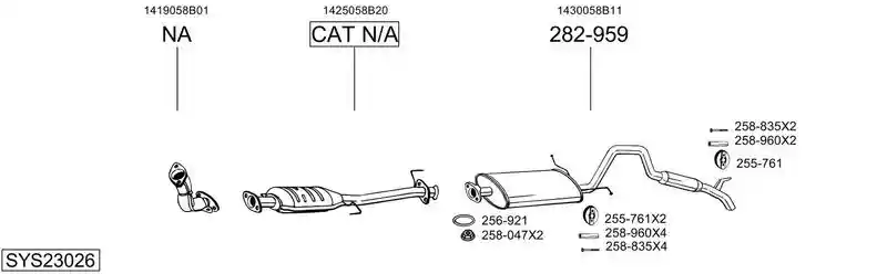 BOSAL SYS23026