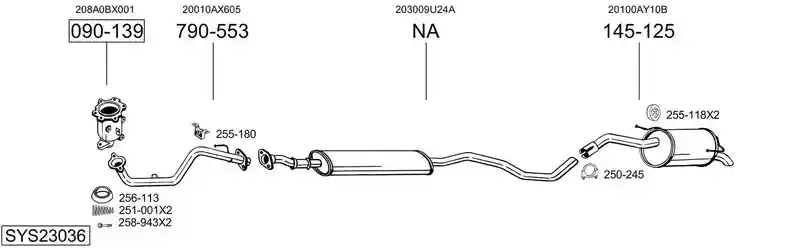 BOSAL SYS23036